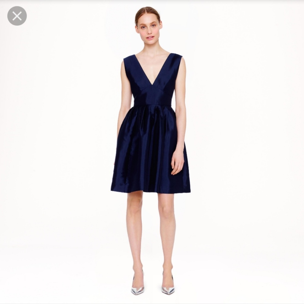 J Crew V-neck A-line Dress